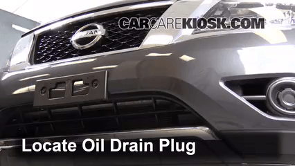 Oil & Filter Change Nissan Pathfinder (2013-2019) - 2014 Nissan